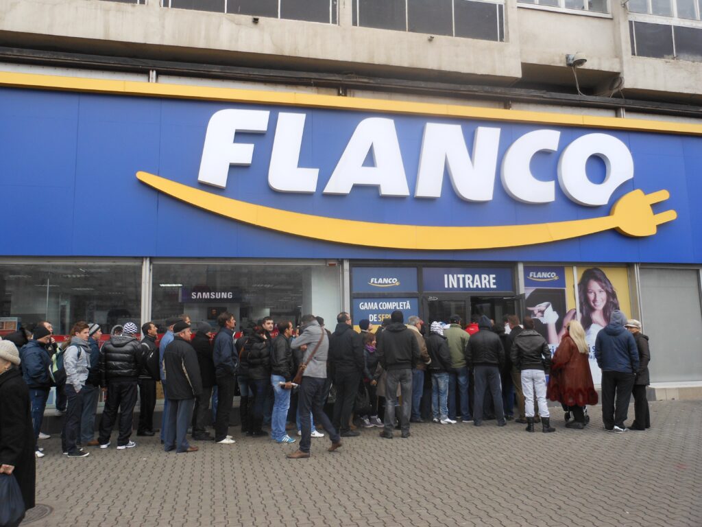 Flanco a vândut în două ore cât toată ziua de ieri