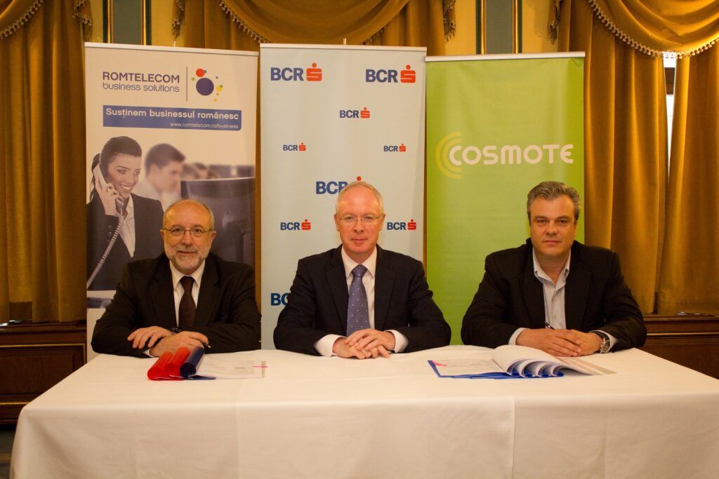 Romtelecom, Cosmote şi BCR au semnat cel mai mare contract telecom de pe piaţă