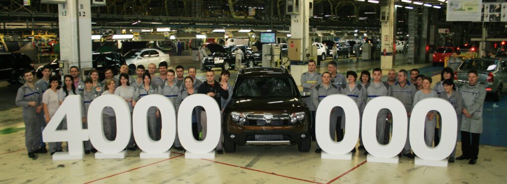Uzina Dacia de la Mioveni, la cota 4.000.000