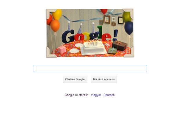 Google împlineşte 13 ani. VEZI logo-ul special