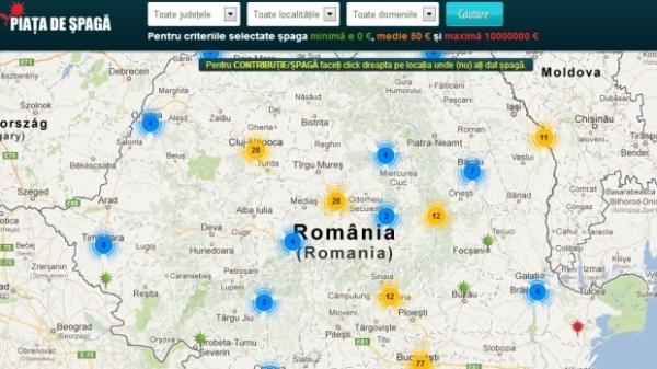 Site-ul care îţi spune unde se dă ŞPAGĂ în România, recunoscut internaţional pentru combaterea corupţiei