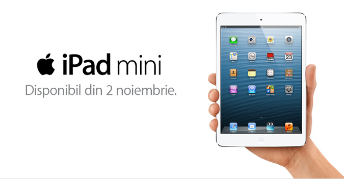 iPad mini, disponibil la eMAG şi iStyle