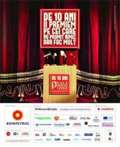 Gala Societăţii Civile va avea loc pe 28 mai, la Opera Naţională Bucureşti