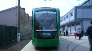 Prototipul tramvaiului Imperio Eco a fost prezentat la Bucureşti