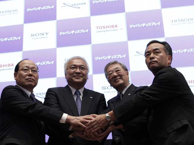 Toshiba, Sony și Hitachi îşi unesc diviziile de ecrane mici și mijlocii