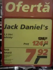 Jack Daniel’s, acum și în rate