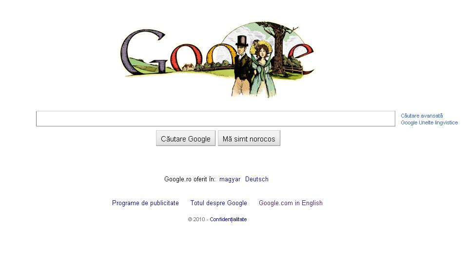Google sărbătoreşte 235 de ani de la naşterea lui Jane Austen