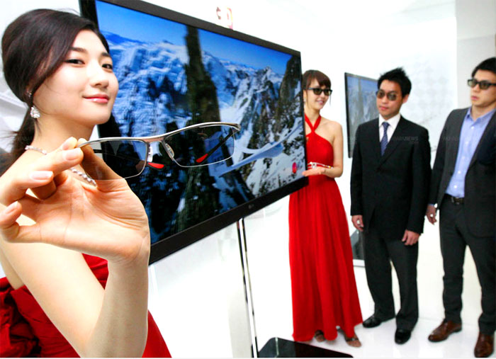 LG, lider pe piaţa globală de televizoare 3D