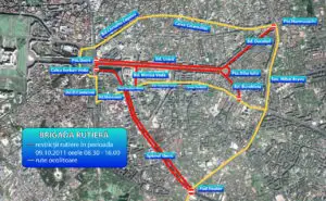 Reuniunea NATO şi maratoniştii blochează peste 20 de bulevarde din Bucureşti
