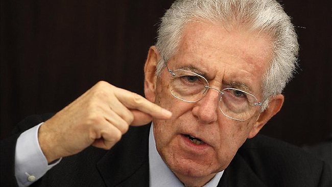 Premierul Monti le atrage atenţia nemţilor să evite să impună „dictate” Greciei