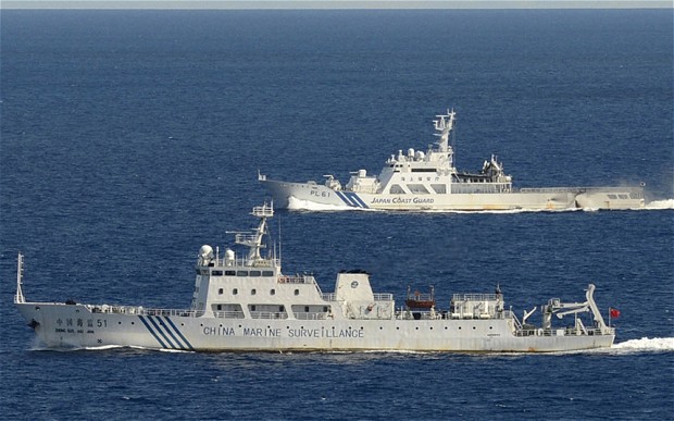 Reapar tensiuni chinezo-japoneze: Trei nave oficiale chineze pătrund în apele teritoriale japoneze