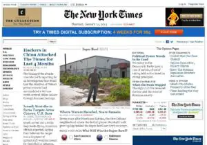 Hackerii chinezi au vizat The New York Times în ultimele luni