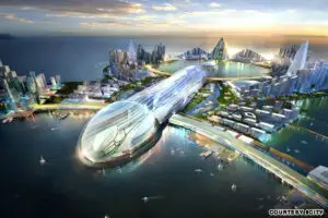 FOTO Sud-coreenii construiesc oraşul turistic al viitorului. Cum arată proiectul de 288 mld. dolari