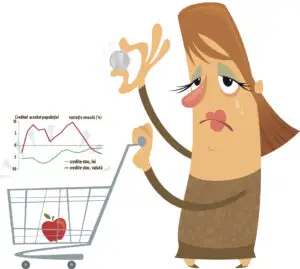 Creditarea economiei, oglinda unui consum privat în agonie