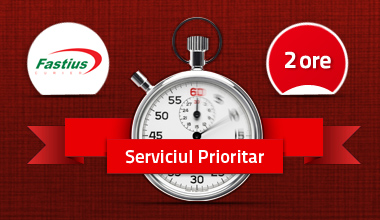 Serviciul Prioritar, cea mai importantă creştere din gama de servicii Fastius Curier