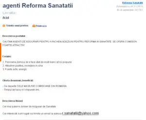 Ministerul Sănătății avertizează: Nu vă lăsați înșelați de afacerile piramidale cu adeziuni la viitoarele case private de sănătate