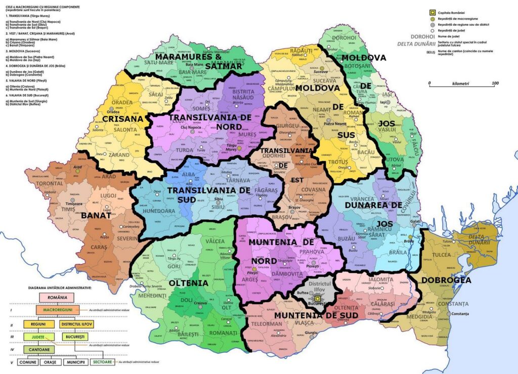 SONDAJ: Românii ştiu puţin de regionalizarea ţării