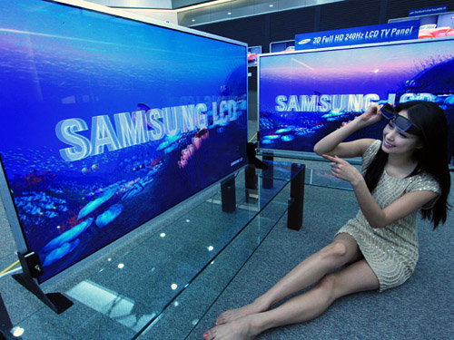 Samsung deţine peste 60% din piaţa televizoarelor 3D