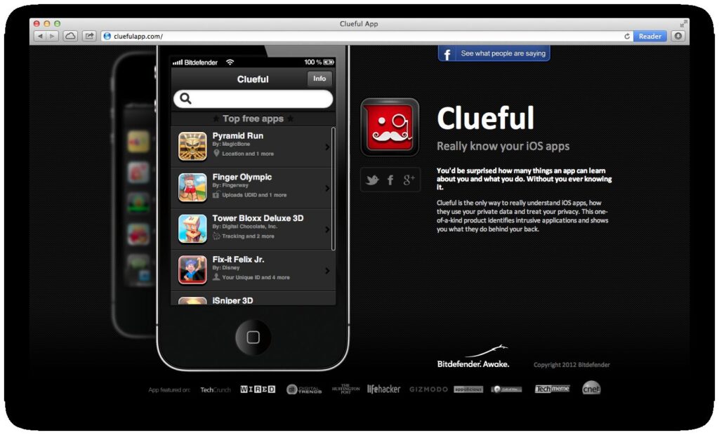 Aplicația Clueful, retrasă de Apple din AppStore, revine