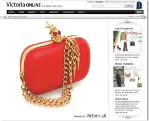 Multibrandul de lux Victoria 46 vinde şi online