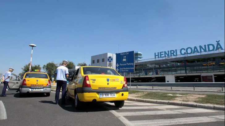 Peste 120 de taximetrişti amendaţi în zona Aeroportului Otopeni