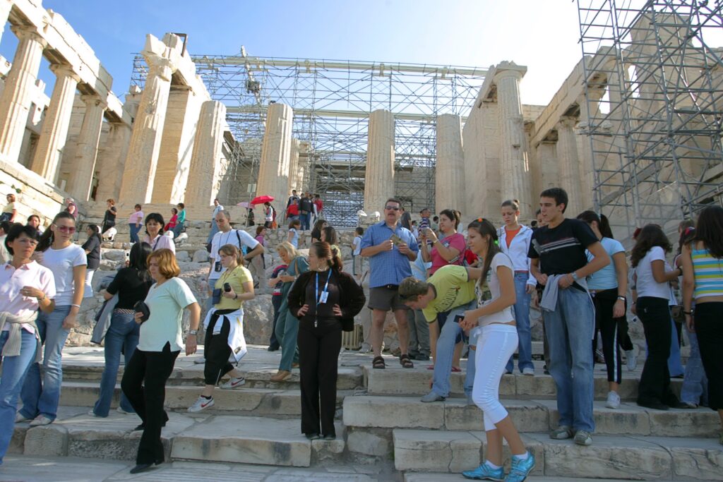 Număr record de turiști în Grecia