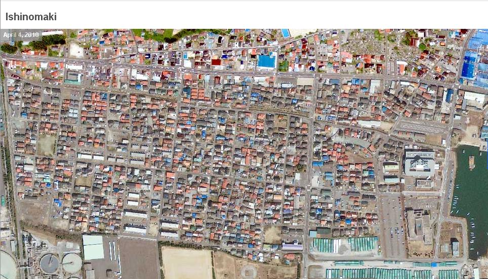 Cum arată Japonia după cutremur: Imagini din satelit