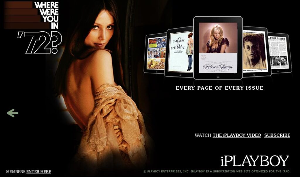 Arhiva necenzurată Playboy este disponbilă pe iPad