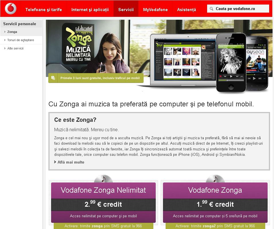 Trilulilu şi Vodafone au lansat cea cea mai mare colecţie de muzică online din România