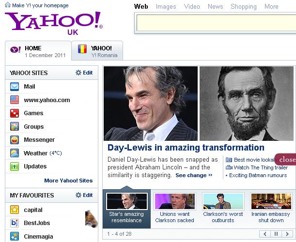 Ce caută britanicii pe Yahoo!